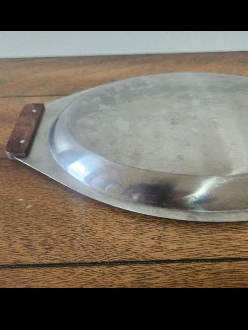 Set of Vintage MCM Stainless Steel Serving Trays
